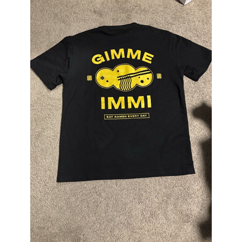 Immi Ramen “Gimmie Immi, Eat Ramen Everyday” French Terry Premium Cotton Tee Med